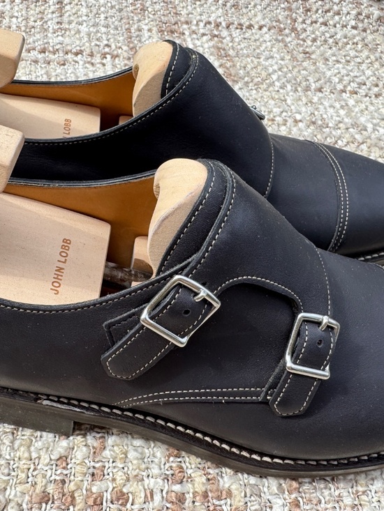 John Lobb MTO William, Blue Buffalo w/White Stitching New, Never Worn- 10UK.11US main image 3